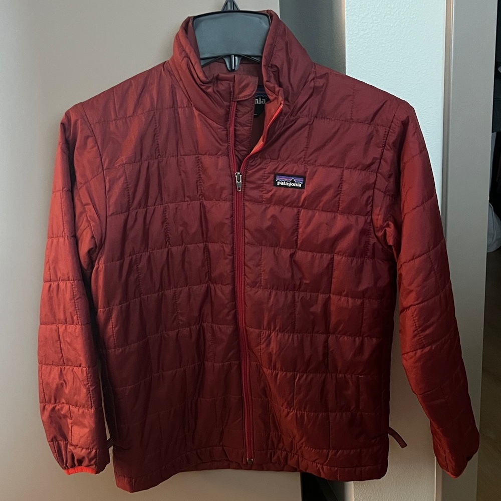 Patagonia Kids' Red Maroon down puffer Jacket